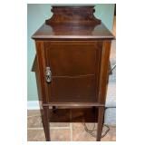 Edwardian Inlaid Mahogany Bedside Cabinet