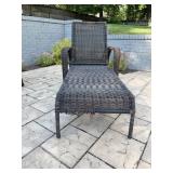Outdoor Wicker Chaise Lounge