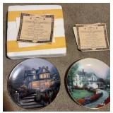 Thomas Kinkade Knowles Collector Plates w/COA