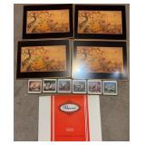 Imperial Acrylic Placemats w/ Goebel Coasters