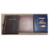 Three Hardcover Coffee Table Books