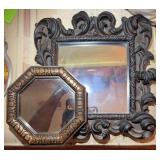 Pair Decorative Wall Mirrors