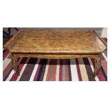 Geometric Parquet Wood Coffee Table