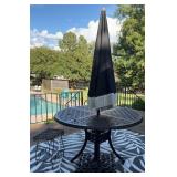 Outdoor Metal Patio Set w/Umbrella