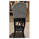 Decorative Wicker Basket Stand
