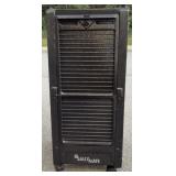 SallyMate Rolling Salon Cart Black 13.5x14x32'