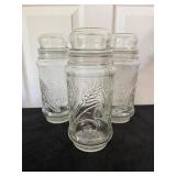 Vtg 1982 "Mr. Peanut" Glass Jars8.5"