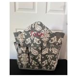 Gray Tote Bag with Embroidery 16