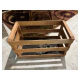 Wooden Crate With Mesh Insert 25