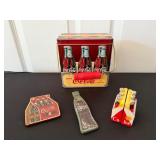 Coca-Cola Tin and Memorabilia Set5×3.25×5