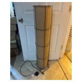 Tall Burlap Floor Lamp with Frame 44