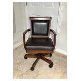 Wooden Swivel Office Chair24x33x23