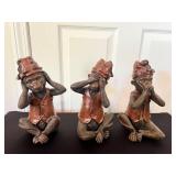 Three Wise Monkeys Figurines 9