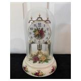 Timex Floral Anniversary Clock10"