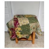 Vtg Patchwork Quilt Throw120×104