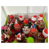 Vtg Christmas-Themed Figurines Set 3.5