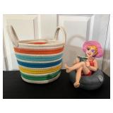 Striped Basket 10