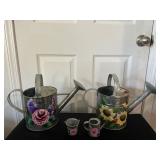 Hand-Painted Metal Watering Cans 11