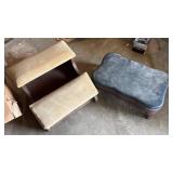 Two Upholstered Stools