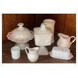White Milk Glassware & More