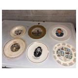 Six Decorative & Souvenir Ceramic Plates