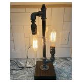 Industrial Pipe Table Lamp 5.5"x6.5"x18.5"
