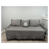 Gray Daybed With Bedding Set 78.5"x42"x35