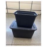 Two Storage Totes