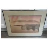 Framed Artwork Signed Ouray