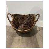 Woven Basket With Handles 18