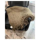 Storehouse Brown Throw Blanket 70"x50"
