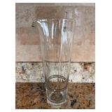 Tarnow Glass Pitcher w/Stirrer11"