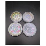 Police, FD, FBI Challenge Coins