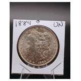 1884-O Morgan Silver Dollar UNC