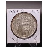 1883-O Morgan Silver Dollar UNC