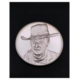 John Wayne "The Duke" Silver Medallion