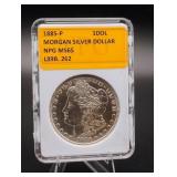 1885-P Morgan Silver Dollar MS65 NPG