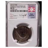 2014-D Baseball HOF Half Dollar Dave Winfield MS70