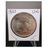 1923 Silver Peace Dollar UNC