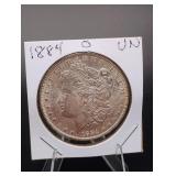 1884-O Morgan Silver Dollar UNC