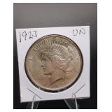1923 Silver Peace Dollar UNC