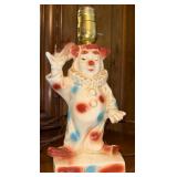 Lane & Co. Clown Table Lamp Ceramic 10"