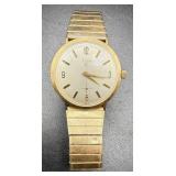 Elgin Gold Tone Watch w/ Speidel Band