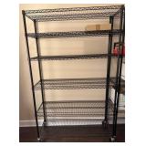 Metal Storage Rack on Casters