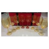 Tall Colored Glasses