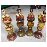 4 Figurines, 12 Inches Tall