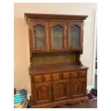 Wooden China Cabinet With Hutch
