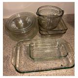 Anchor Hocking & Pyrex Glass Bakeware Pieces