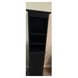 Black Wooden Storage Cabinet