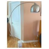 Modern Arc Floor Lamp w/ Marble Base, ~6